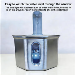 SROIVT 5-layer filter system close-up highlighting clean, fresh water.