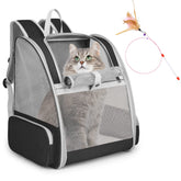 SSAWcasa cat backpack carrier with airline approved under seat travel