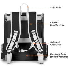 SSAWcasa cat backpack carrier front window lets pet observe surroundings