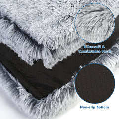 SSAWcasa cozy faux fur cover adds warmth and comfort during naps.