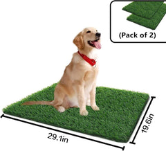 SSRIVER dog grass mat soft and durable for easy cleaning after potty sessions