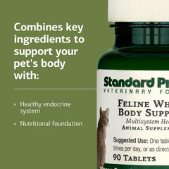 Standard Process product box beside tablet emphasizes convenient daily use