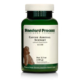 Standard Process Canine Adrenal Support bottle front view for adrenal health support