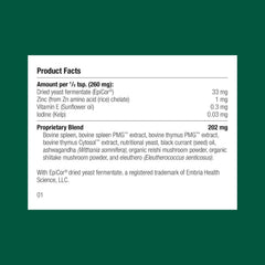 Standard Process Canine Immune Support powder scoop for easy meal mixing