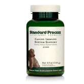 Standard Process Canine Immune System Support bottle-front for immune and vitality support.