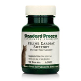 Standard Process Feline Cardiac Support bottle for daily heart health.