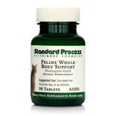 Standard Process feline whole body support tablet on plate for multisystem maintenance