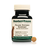 Standard Process Feline Enteric Support bottle for daily digestive balance.
