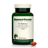 Standard Process VF Omega-3 for Pets bottle ready for daily dosing