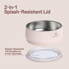 Stanley Pet Bowl built from 18/8 recycled stainless steel for durability.