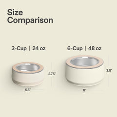 Stanley pet bowl splash-resistant lid preserves freshness during car trips and walks.