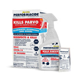 STAR BRITE Performacide bottle pour demonstrates easy, ready-to-use disinfection for pet areas.