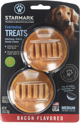 Starmark Everlasting Bacon Medium pack shows long-lasting chew for dogs’ teeth care