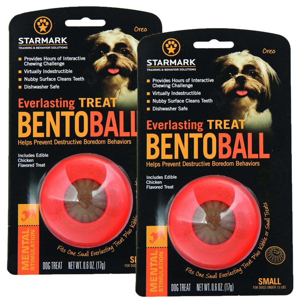 Starmark Everlasting Treat Bento Ball close-up shows chew-friendly design