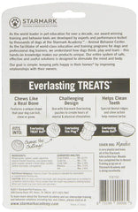 Starmark Everlasting Treats dental chews dog-chewing action with satisfying texture