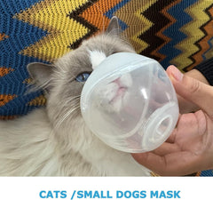 STARSUM cat inhaler mask designed for a cat’s facial shape.