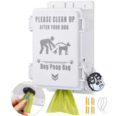 STAYPOT wall mounted heavy duty dog poop bag dispenser for outdoor use