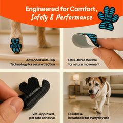 Steady Paws senior-dog support paw pads offer gentle stability