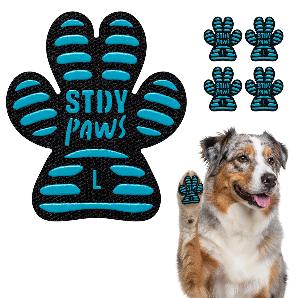 Steady Paws anti-slip paw pad provides traction on hardwood floors for daily confidence