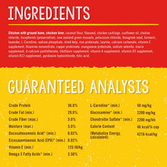 Cage-free chicken ingredient shot from Stella & Chewy's premium raw diet.