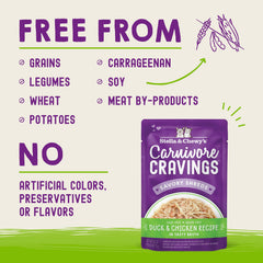 Stella & Chewy's Carnivore Cravings broth and chunks in a bowl.