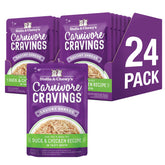 Stella & Chewy's Carnivore Cravings duck-chicken pouch with convenient portions for picky eaters