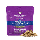 Stella & Chewy's freeze-dried rabbit dinner pack showing premium cat nutrition