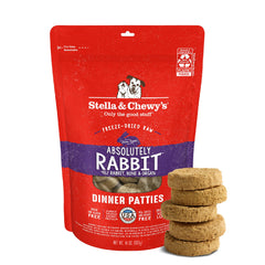 Stella & Chewy's rabbit patties entice picky eaters with real meat flavor.