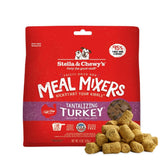 Stella & Chewy's turkey meal mixer packaging for quick feeding and convenience.