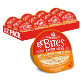 Stella & Chewy's Lil Bites Savory Stews beef-chicken cups for small breeds provide protein-rich nourishment.