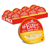 Stella & Chewy's Lil Bites Savory Stews pack shows chicken dinner in broth for small breeds