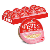 Stella & Chewy's Lil Bites cup with shredded chicken for protein-rich small-dog meals.