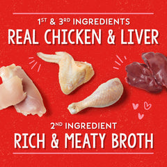 Recyclable packaging emphasizes Be Green initiative for eco-conscious small-dog meals.