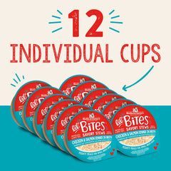 Stella & Chewy's Lil Bites Stew serving in a cup for easy portion control.