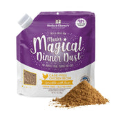 Stella & Chewy's Magical Dinner Dust packaging showing premium cat topper for bowls