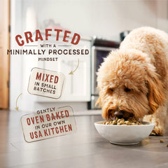 Stella & Chewy's oven-baked small-batch kibble on display.