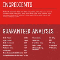 Stella & Chewy's omega-rich sardines provide DHA and EPA for cardiovascular support.