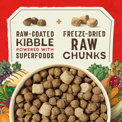 Oven-baked small-batch kibble from Stella & Chewy's SuperBlends preserves nutrients and flavor