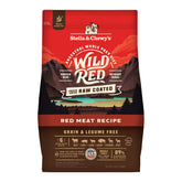 Stella & Chewy's Wild Red dry dog food bag showcasing high-protein nutrition for active dogs