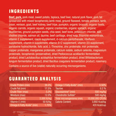 Stella & Chewy's Wild Red Raw Blend features six red meat sources for variety.