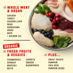 Stella & Chewy's Wild Red features six poultry protein sources for variety.