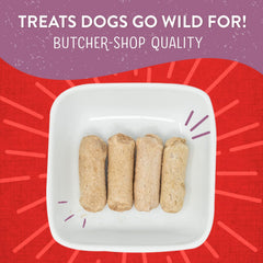 Stella & Chewy's Wild Weenies training-piece close-up for portion control.