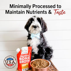 Stella & Chewy's bone broth resealable pouch ready for easy daily servings