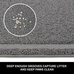 STELLAIRE CHERN waterproof mat protects floors from spills and splashes