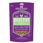Stella's Solutions Digestive Boost cat food bag front view highlighting protein-rich formula
