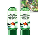 Steriqotu water purification tablet package front highlights brand and clarity promise for aquariums.