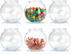 Sterline 6-pack 16oz clear fish bowl for centerpieces and displays.
