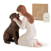 Storieme dog memorial Labrador front view — warm, comforting keepsake for pet owners.