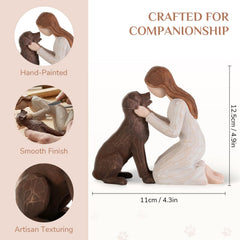 Storieme Labrador memorial hand-painted detail showcases artisan craftsmanship.