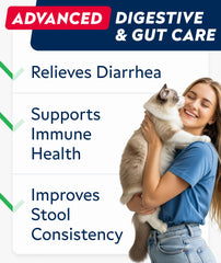 StrellaLab Cat Probiotic Powder scoop included for easy portioning and feeding.